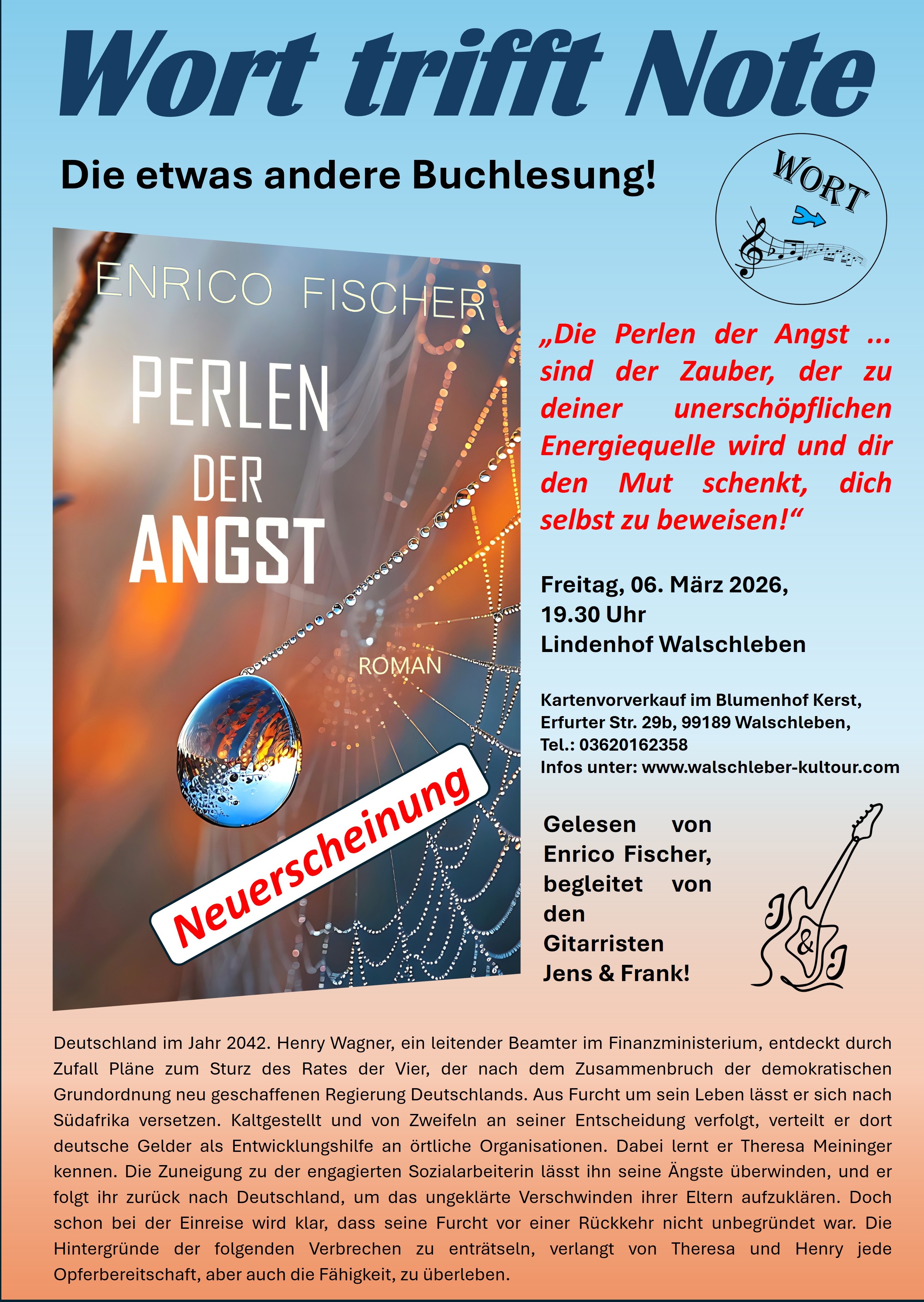 Wort trifft Note - Perlen der Angst